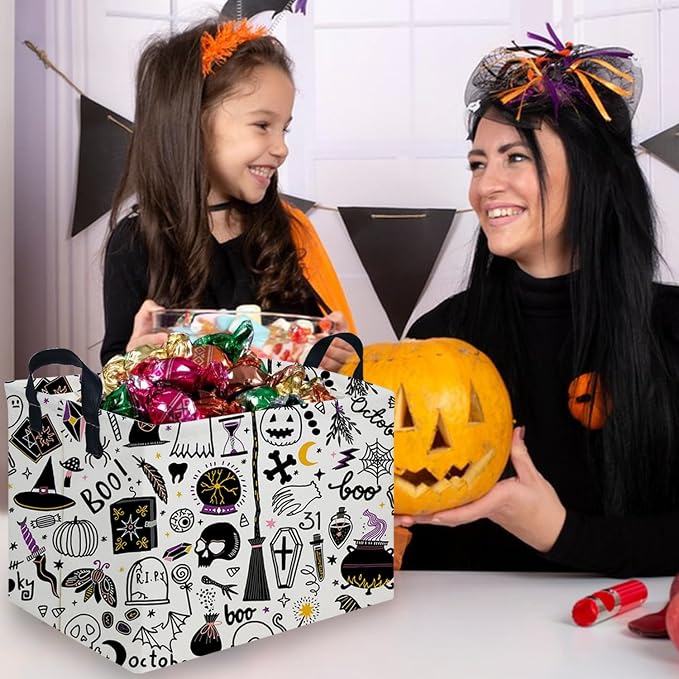 Halloween Ghost thriller basket, Empty Halloween basket, Horror and thriller - Image 3