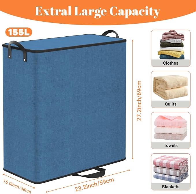 Large Double Laundry Hamper - Image 2
