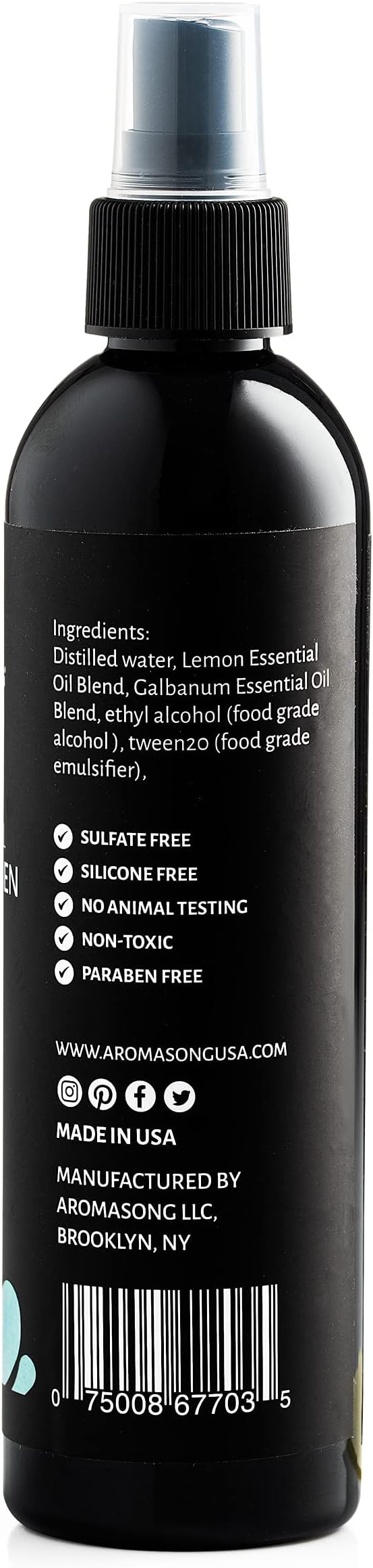 Aromasong All Natural Ocean Mist Room & Linen Spray - Image 7
