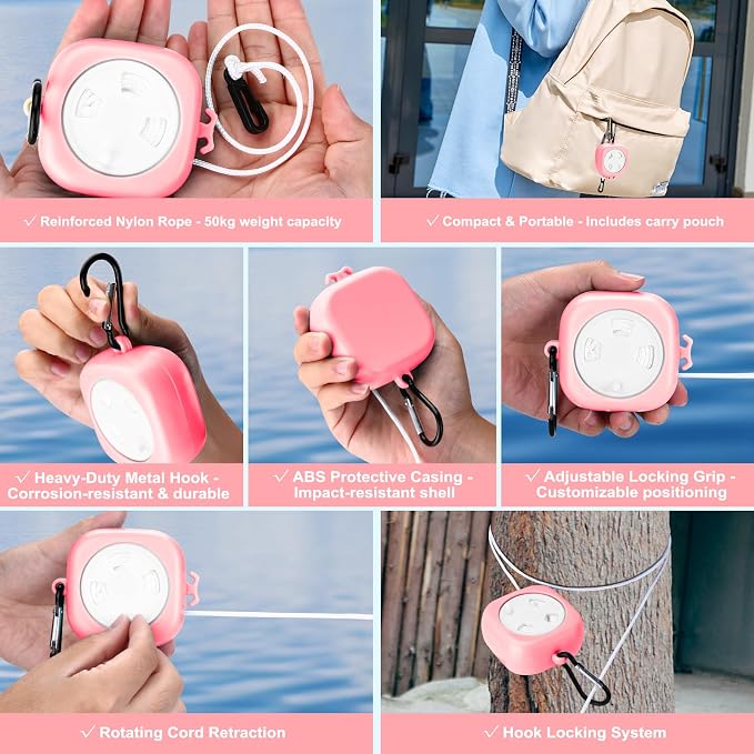6 Pack Fodable Travel Hangers - Image 4