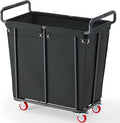 Large Laundry Hamper with Wheels, 360L Rolling Big Laundry Basket by Gewudraw