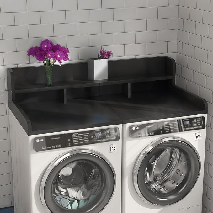 Washer Dryer Countertop, Laundry Wood Shelf Topper - Image 3