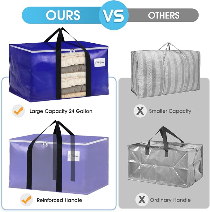BlissTotes 6 Pack Moving Bags - Image 5