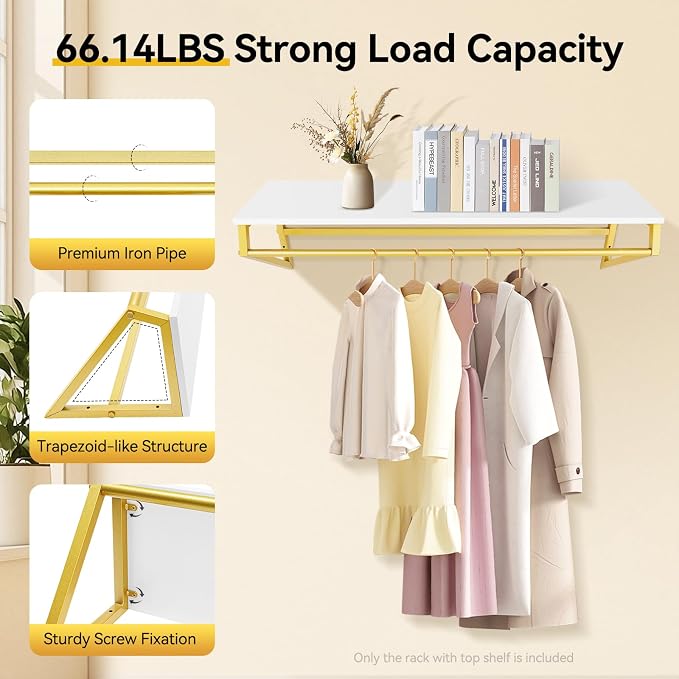 Industrial Pipe Clothing Rack - Image 3