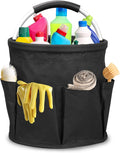 17L Cleaning Caddy with Handle, 4.5 Gallon Cleaning Supply Caddy Foldable by TEFOLA