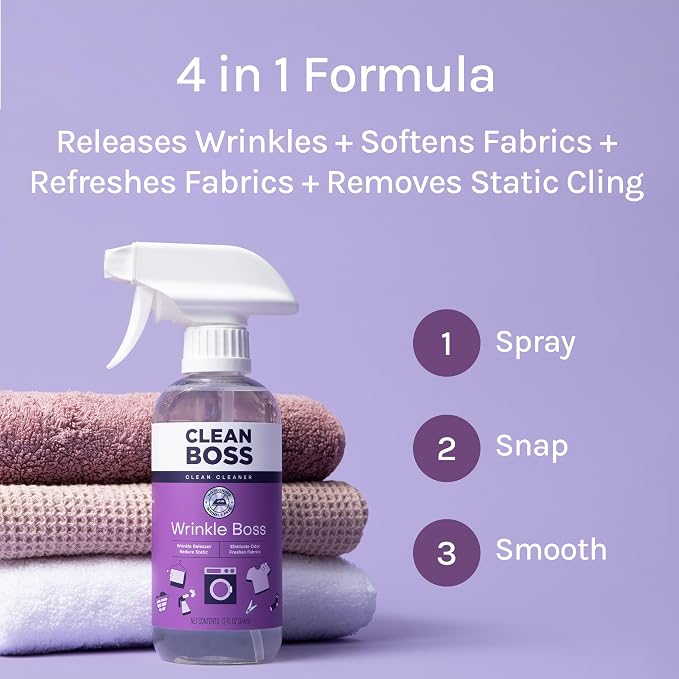 CleanBoss Wrinkle Boss Release Spray - Image 2