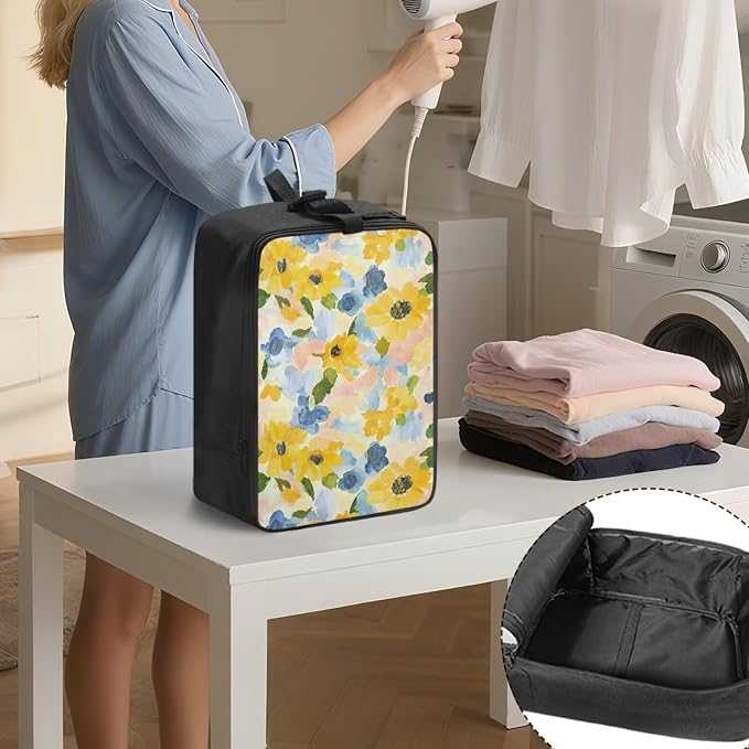 Steamer Storage Bag Floral Travel Pouch - Image 3