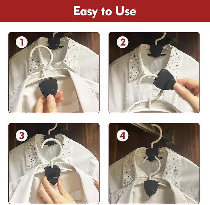 Space Saving Hanger Hooks 30Pcs, Upgrade Heavy Duty Space Saver Hangers - Image 7