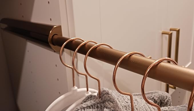TAG Hardware Premium 11 3/4 Inch Long Pullout Closet Wardrobe Valet Rod - Image 9