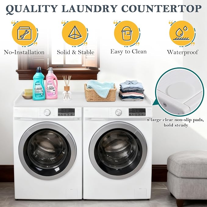 HDPE Washer Dryer Countertop, Washer and Dryer Topper - Image 7