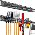 Garage Tool Organizer Wall Mount, 48inch Heavy-Duty Garage Storage System and by TEBGEAG
