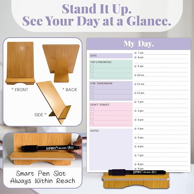 JJPRO Reusable Desktop Daily Planner - Image 4