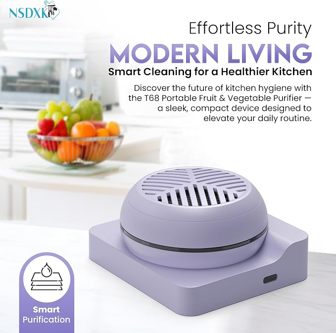 Fruit and Vegetable Washing Machine, Fruit Vegetable Cleaner Device, Portable - Image 2