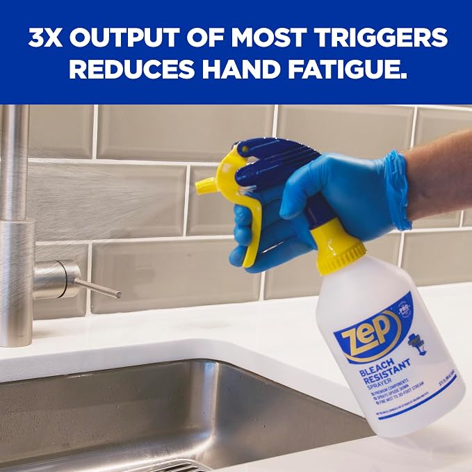 Zep Bleach Resistant Professional Sprayer Bottle - 32 oz - ZUPRO2-30 Foot - Image 7