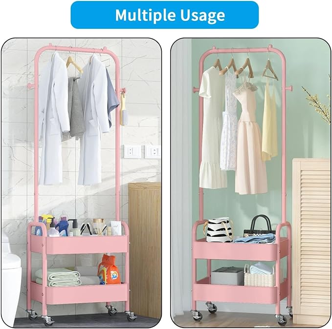 Freestanding Rack For Hanging Clothes - Image 8