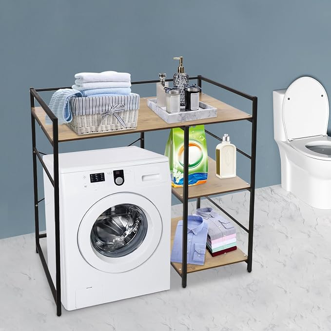 Washing Machine Shelf, 3 Tier Washer Dryer Storage Shelf - Image 3