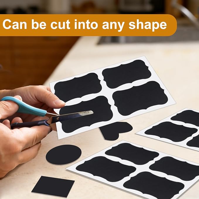 272PCS Chalkboard Labels-3.4" x 2.1"Large Size Reusable Blackboard - Image 5