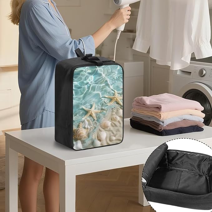 Beach Starfish Shell Travel Iron Storage Bag - Image 3