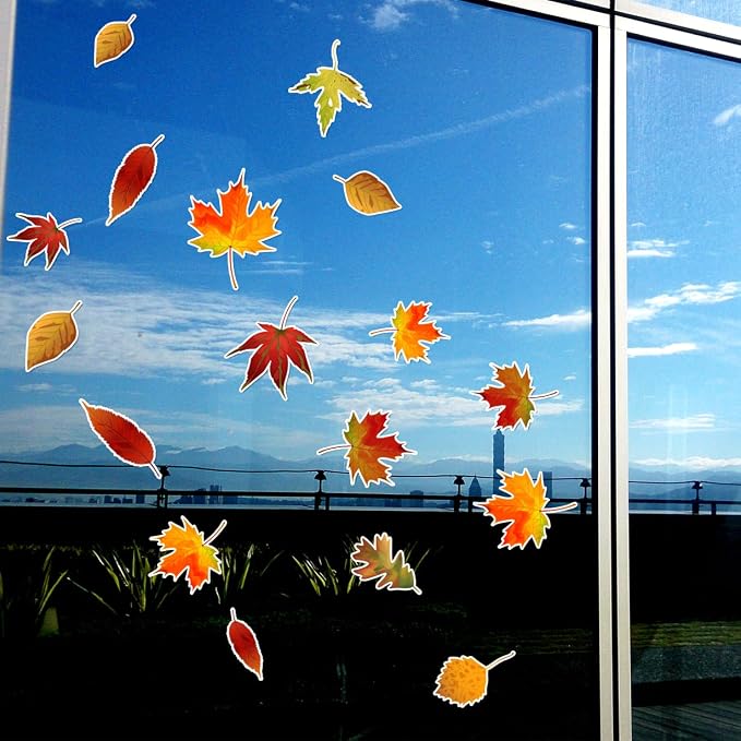 Autumn Leaves Sticker Pack Vinyl Fall Foliage Stickers - Image 6