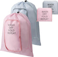 2 Pcs Travel Laundry Bag Washable Dirty Clothes Bag by Boao