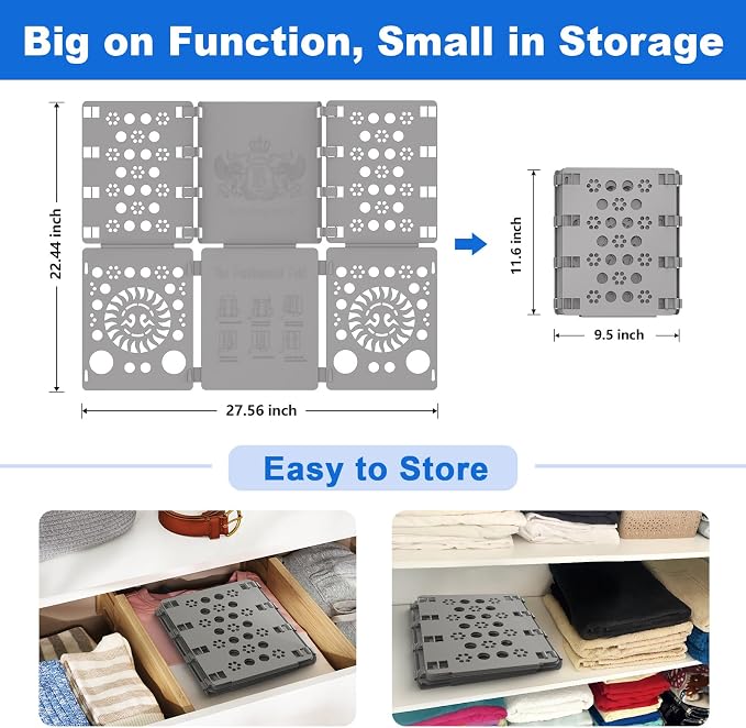 BoxLegend V3 Shirt Folding Board t Shirts Clothes Folder Durable Plastic - Image 3