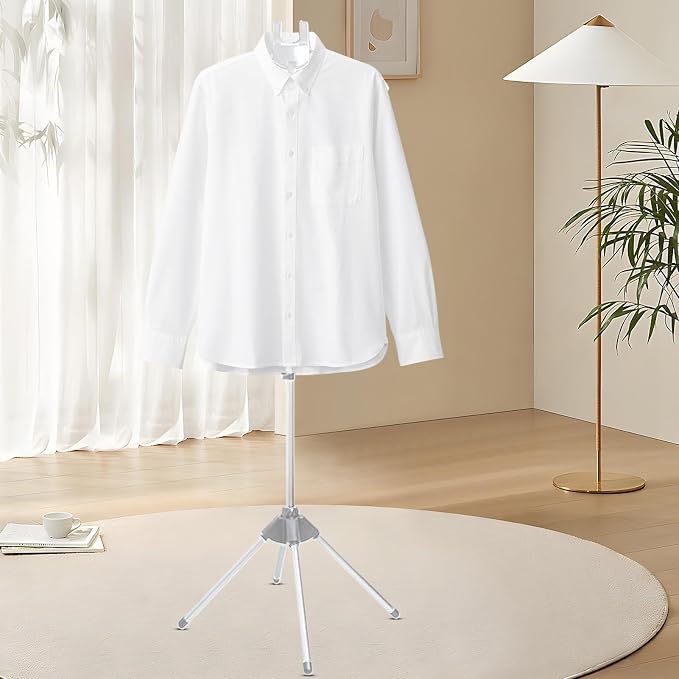 Adjustable Garment Steamer Stand, Foldable Clothes Hanger Holder, Ironing - Image 6