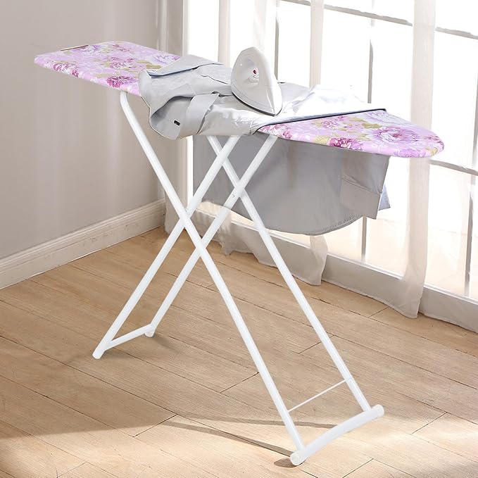 Ironing Boards Foldable Iron and Ironing Board Set, Height Adjustable Smooth - Image 8