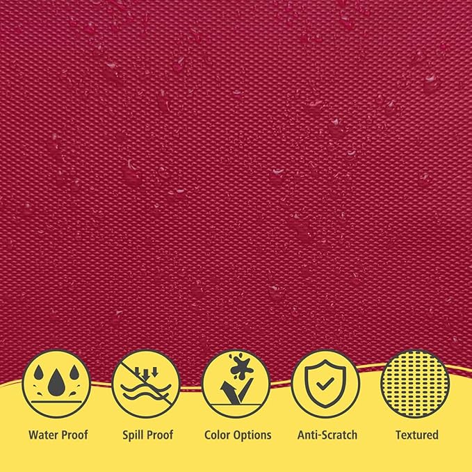 Cerise 6 Pack Disposable Plastic Tablecloths 54" x 108", Rectangle Table Cover - Image 6