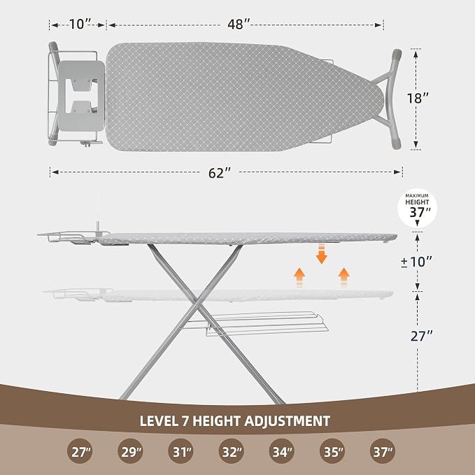 STO STO Ironing Board Full Size 48" x 18" - Image 4