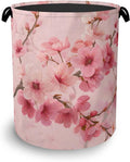 Cherry Blossoms Laundry Basket, Japanese Foldable Oxford Cloth Tote Bag Laundry by Unknown