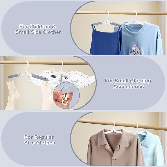 6 Pack Fodable Travel Hangers - Image 5