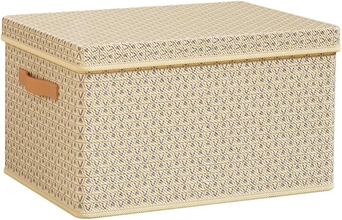 ARTIBETTER Beige Large Foldable Storage Bin by ARTIBETTER