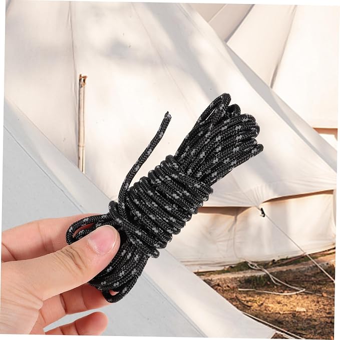 1 Set Portable Tent Rope Hanger Windproof Camping Strap - Image 3
