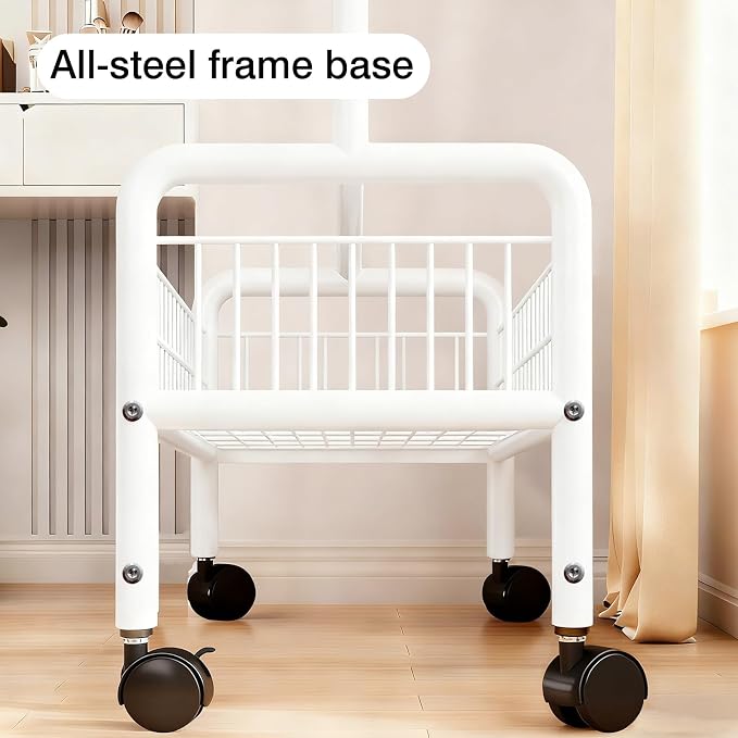 Clothes Rack with Storage Shelves, Heavy - Image 8