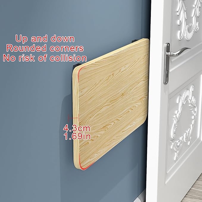 Wall Mounted Fold Down Desk Laundry Folding Wall Table Drop Leaf Wall Shelf - Image 5