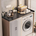 54"×27.5"×2" Foldable Washer Dryer Countertop, Solid Wood Laundry Storage Shelf by Rosedate