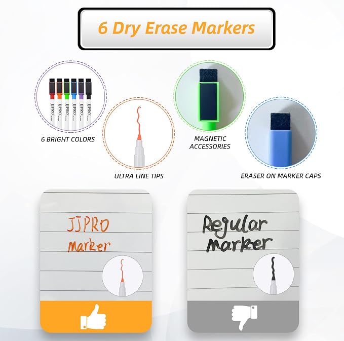 Magnetic Dry Erase Chore Chart and Calendar Bundle - Image 4
