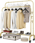 SUOERNUO Garment Rack with Wheels Clothing Rack by SUOERNUO