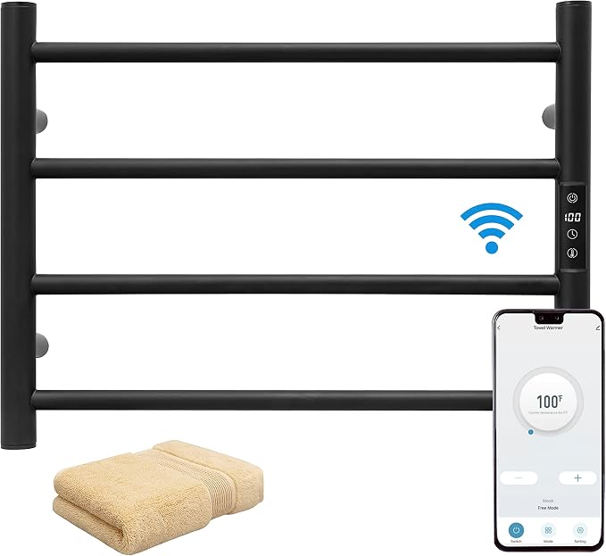 KEG Smart WiFi Towel Warmer Wall Mounted by KEG