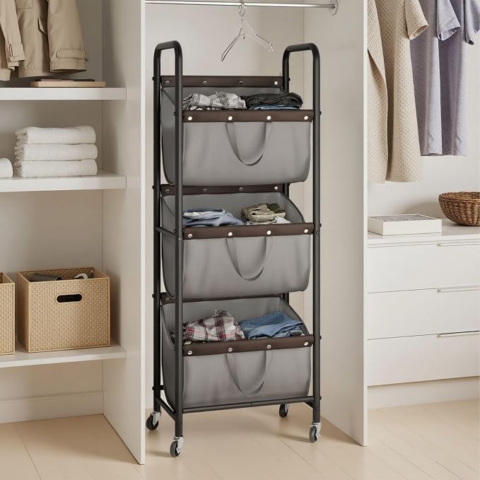 GRANNY SAYS 3 Tier Laundry Sorter, Laundry Hamper - Image 2