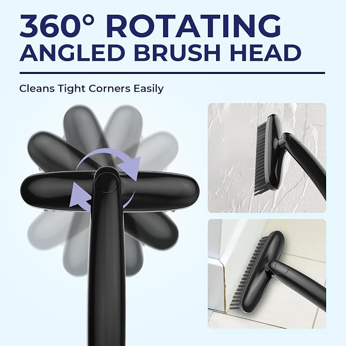 Rotating Crevice Cleaning Brush 2PCS- Toilet Cleaning Brush, Tight Space - Image 2