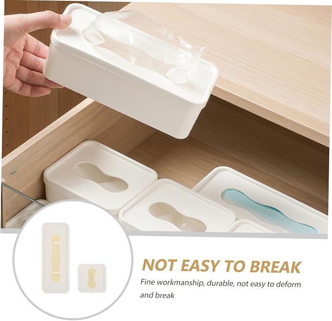 Luxshiny Wall Mounted Garbage Bag Dispenser Storage Box 2pcs Sturdy Plastic - Image 7