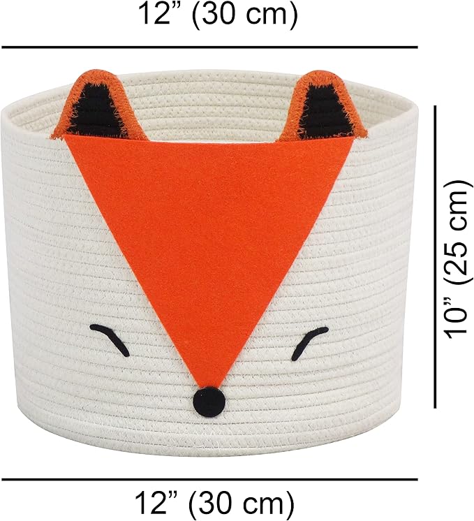 T&T Homewares Orange Fox Storage Basket - Image 7