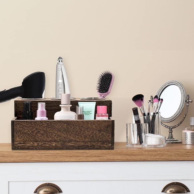 Wooden Hair Dryer Holder - Image 4