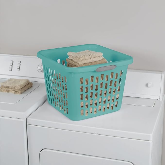 1.5 Bushel Square Plastic Laundry Basket - Image 3