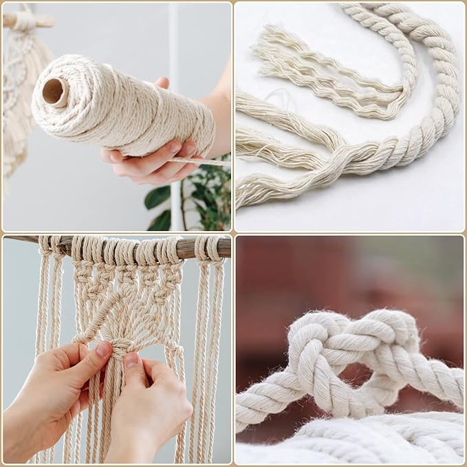 Macrame Cotton Cord 3mm x 200m - Image 6