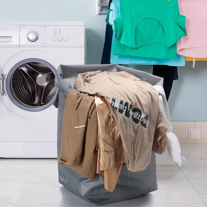 5 Pcs Travel Laundry Bag with Handles and Drawstring Large Nylon Laundry Bag - Image 5
