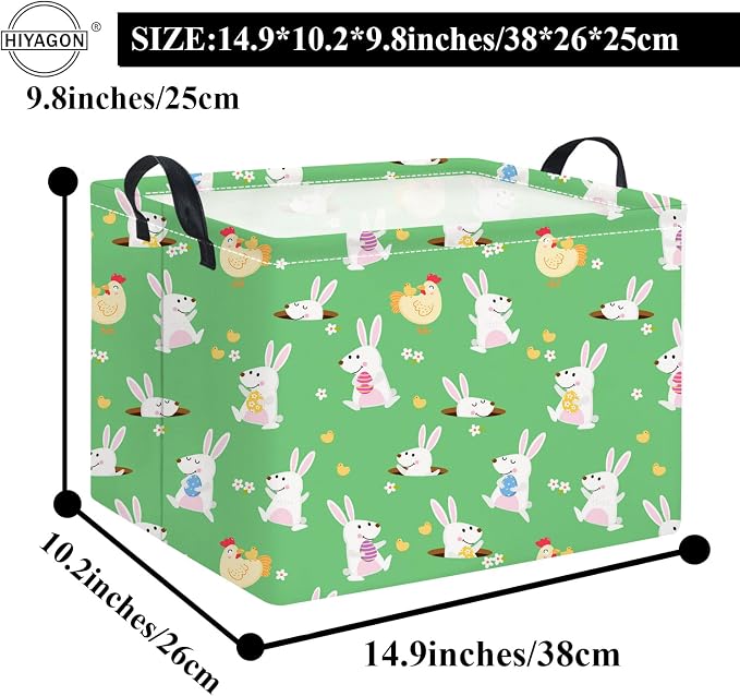 HIYAGON Rectangular Easter Basket - Image 7