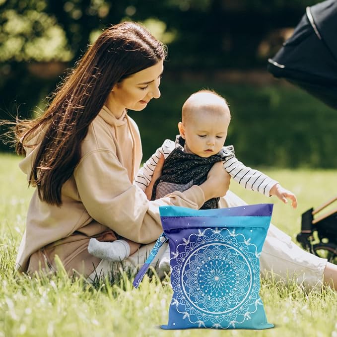 Mandala Large Wet Bag Travel Laundry Bags - Image 5