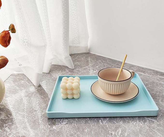 Blue Serving Tray for Serving Accessory, Perfume and Display Use. - Image 4